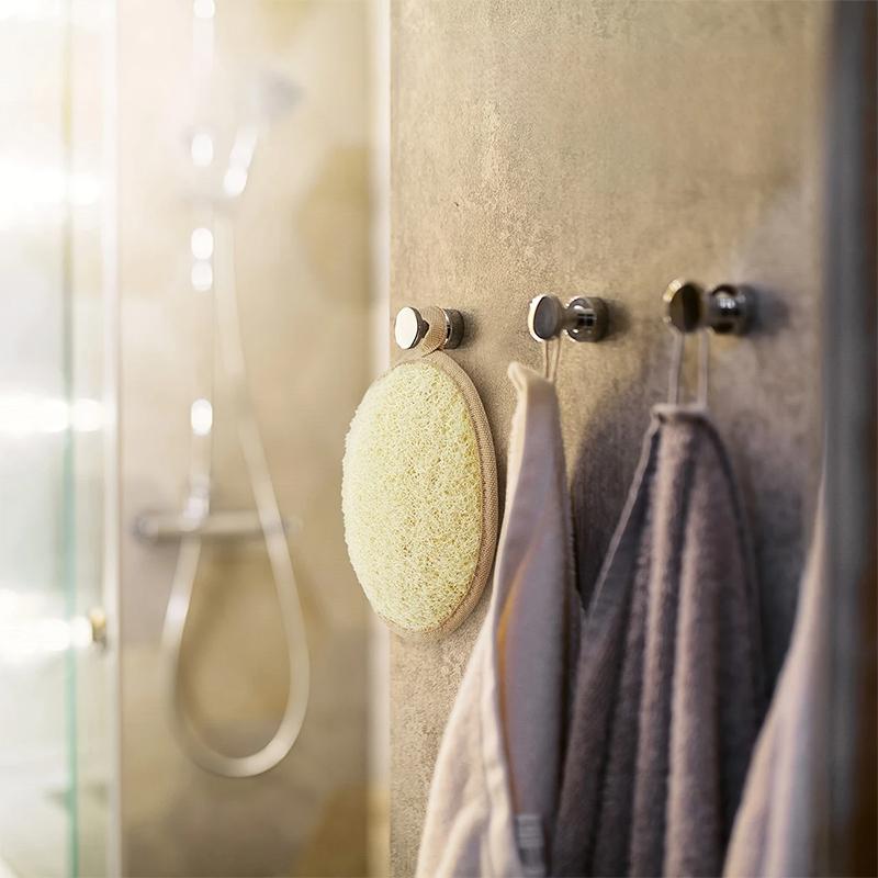 Přírodní lufa na tělo koupelová exfoliační houba měkký sprchový kartáč čisticí podložka exfoliační sprchová houba nástroj pro péči o pokožku těla
