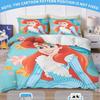 Princess Series 3D Print Children'S Cartoon Bedding Set 2/3-Piece Set,100% Polyester Quilt Cover Set With Pillowcases Home Decor