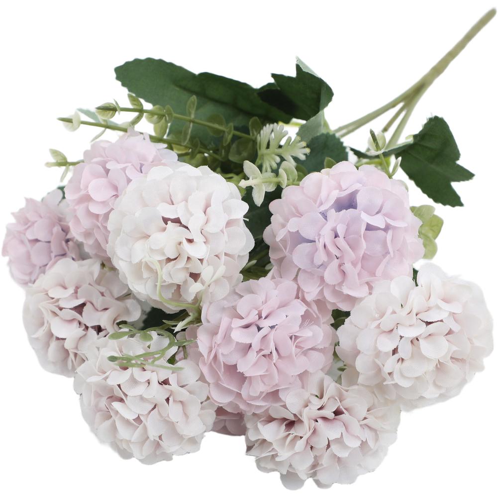 Artificial Silk Flower Bouquet Hydrangea European Style Camellia Rose Ball Chrysanthemum For Home Party Wedding Decoration