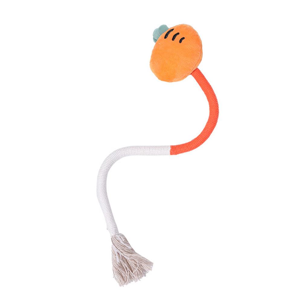 Cat Chew Rope Toy with Catnip Inside, Interactive Teaser Wand for Self-Entertainment, Durable Wear-Resistant Teething Pet