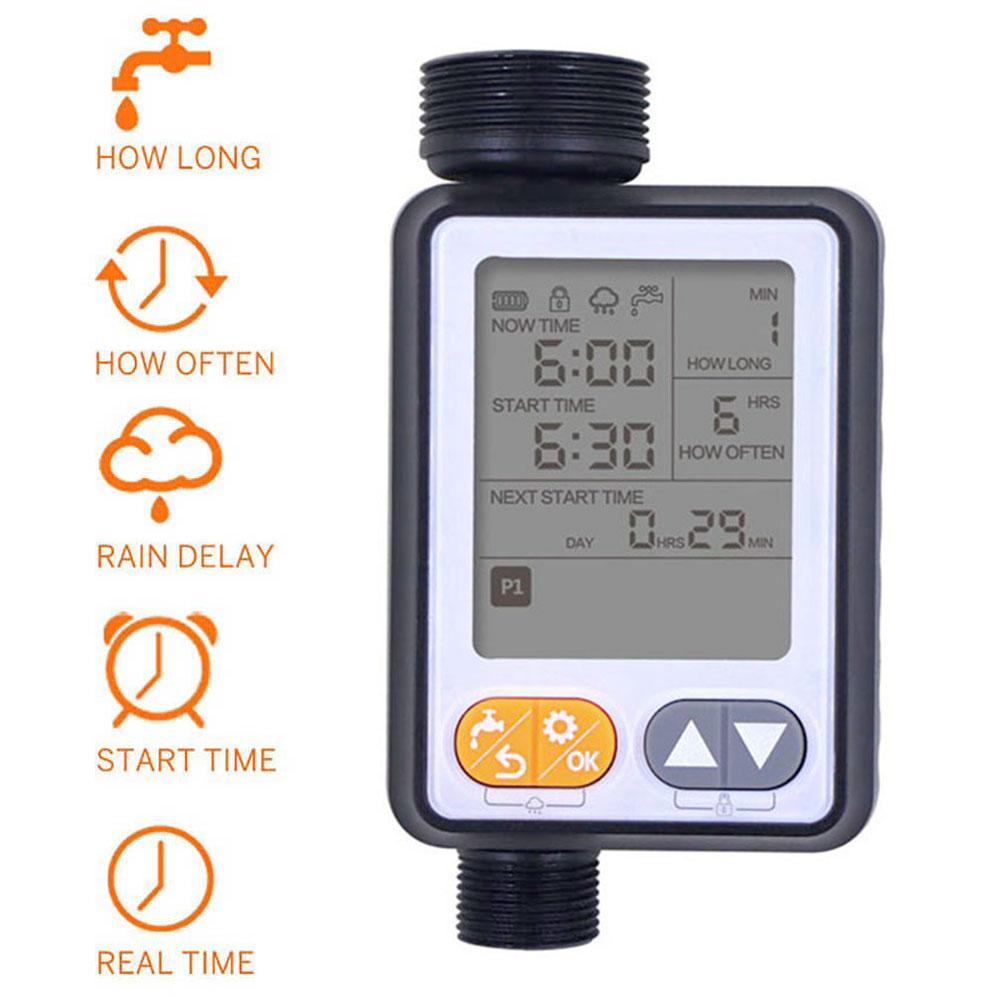 Automatisk IRRIG-system Hagevanntimer med regnsensor Separate tidsprogrammer Vanntett vanningskontroller
