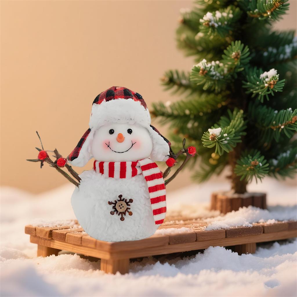 Festive Holiday Santa Claus Table Decorations Adorable Santa Figurines Collectible Dolls for Christmas Home Decor