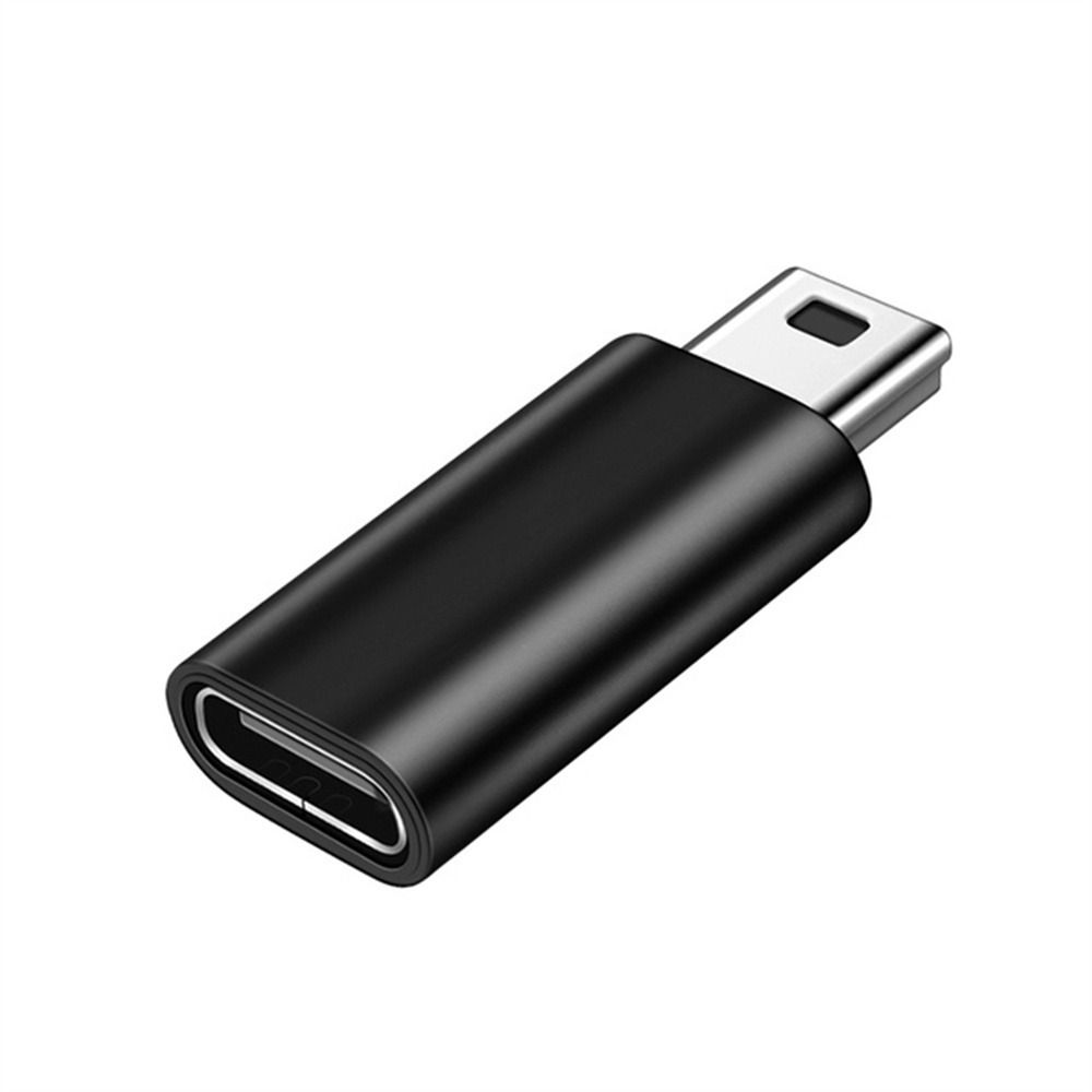 

USB2.0 OTG Adapter Data Transfer Connector Mini USB To Type-C Connector Mini 5 Pin USB Adapter чорний