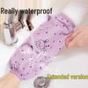 Autumn & Winter Korean Style Women's Kitchen Sleeve Covers: Stain-Proof, Waterproof, Oil-Proof, Extended Length, Cute Design, Household Gloves