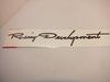 TRD Toyota Racing Development Decal (Big/Black)