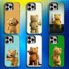 T-Teddy Bear Movie Ted Phone Case For iPhone 16,15,14,13,12,11,Mini,Pro,SE,MAX White Matte Shockproof Cover