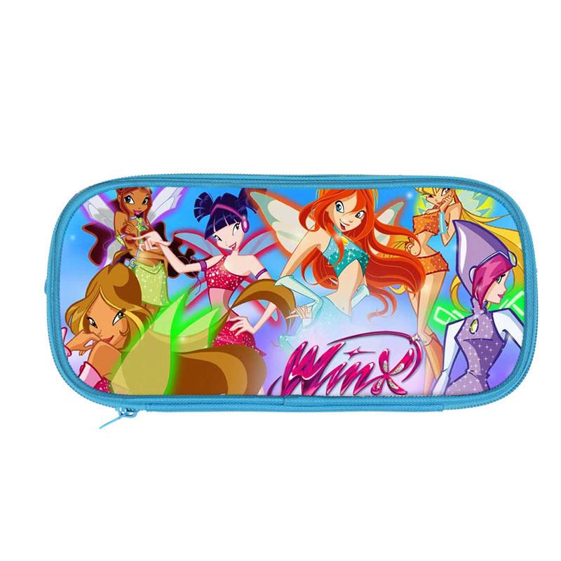 Winx Club Pencil Case Double Layer Storage Organizer For Students And Kids