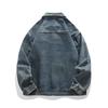 American Retro Yellow Mud Dyed Denim Jacket Men'S Trendy Brand Ruffian Handsome Men'S Casual Tooling Jacket