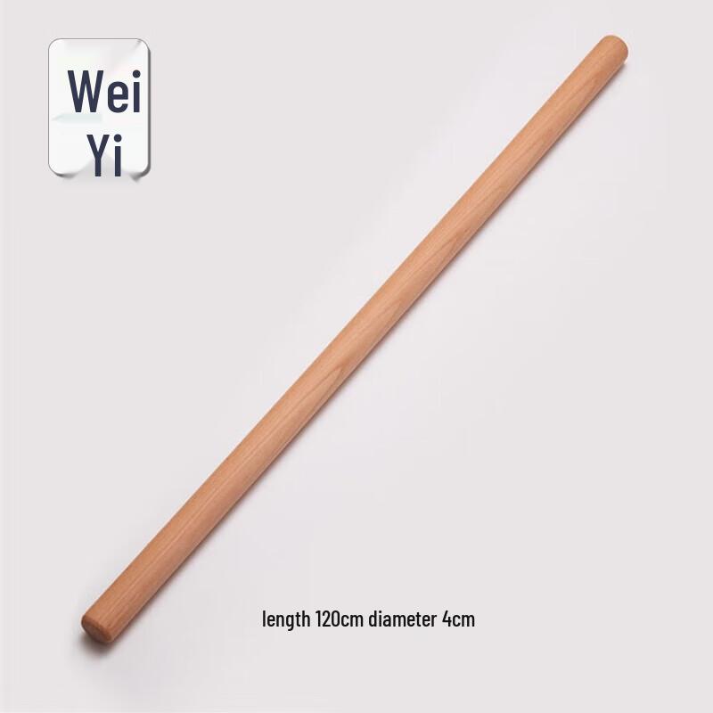 Solidny drewniany wałek do ciasta z drewna bukowego