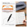 Shuttle Art Gel Ballpoint Pen Gel Pen Retractable Black 0.7mm Pack of 100 Durable Large Capacity Quick Dry Notebook Illustration Sketch Office Use