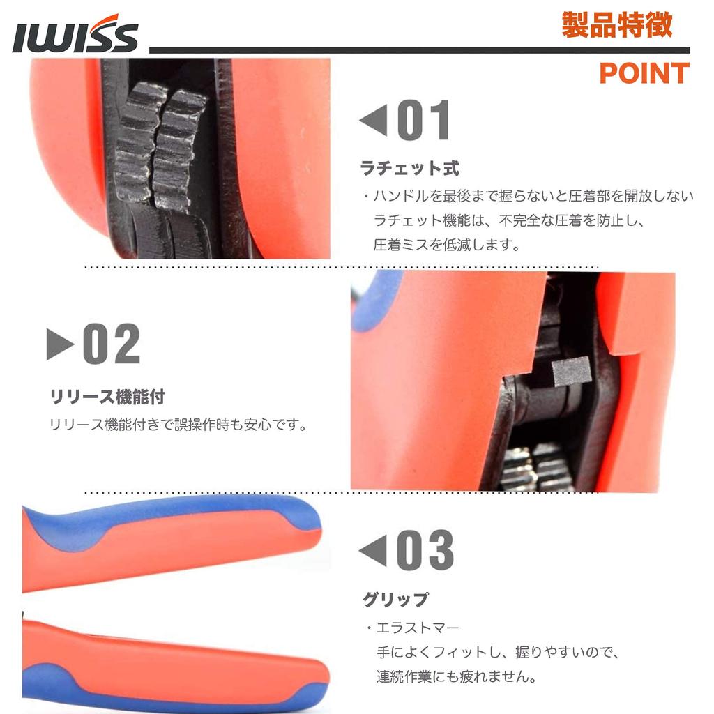 IWISS Solar PV Kit for and Assembling MC4 Solar Panels with (LY-2546B) Cutting, Crimping, (Compatible 2.5/4/6mm²)