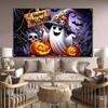 Ghost Pumpkin Photo Backdrop Halloween Decoration for Home Decor