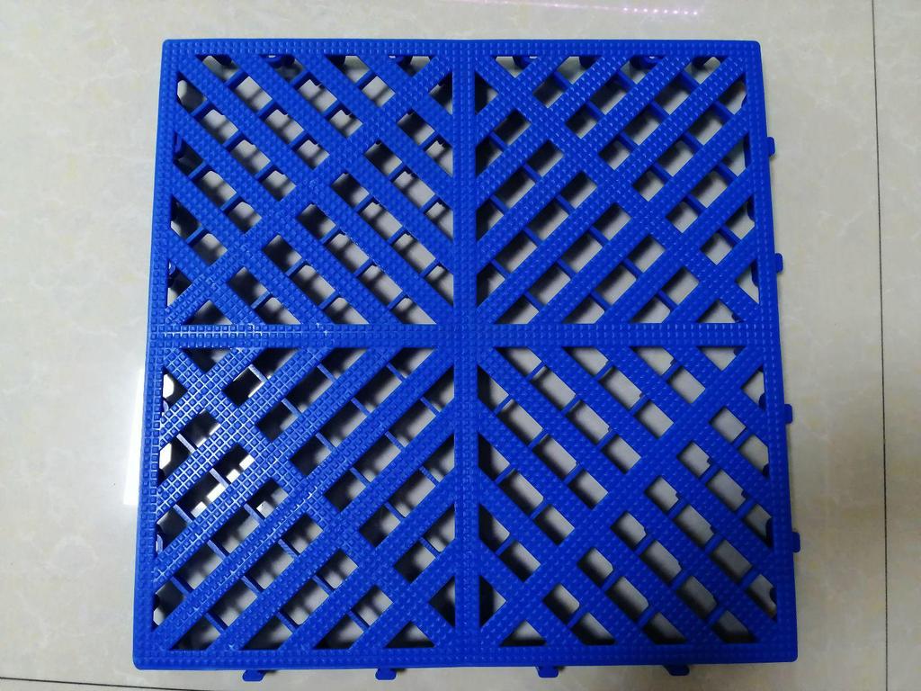 Car Wash Room Floor Grid - 4cm Garage Tile Floor Mat 4S Shop Grid Mat