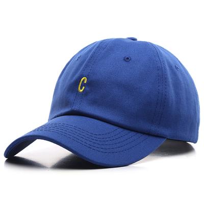 Módní bavlněná baseballová čepice pro ženy s vyšívaným písmenem C Hip-Hop Snapback čepice Ležérní vypraná čepice Unisex Letní sluneční čepice pro muže