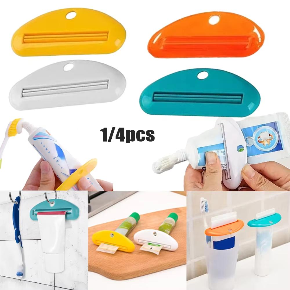 Multifunction Manual Toothpaste Dispenser Tube Clips Facial Cleanser Dispenser Squeezer Bathroom Accessories Easy To Use NoWaste