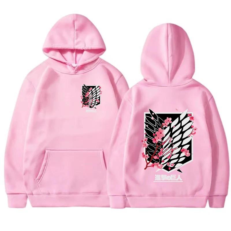 2024 Spring Autumn New Hoody Anime Hoodie Men's Fashion Warm Sweatshirt Graphical Printed Hoodies Casual Streetwear