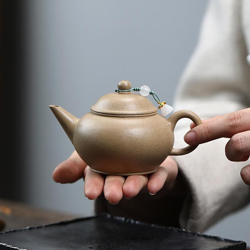140ml Chinese Yixing Purple Clay Teapots Teaware Famous Handmade Zisha Tea Pot Beauty Tea Infuser Kettle Tea Set Customized