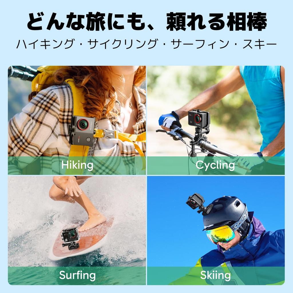 AKASO EK7000 Pro 64GB Memory 4K Action Touch External Image 40m Underwater HDMI Remote Two 1350mAh Wide Range of Wearable Camera + Card, Camera, 20MP,