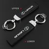 Metal Leather Car Keychain Car Key Ring Custom Gift With Logo For Lexus FSPORT LBX NX RX 350h 450h ES UX 300e GS GX IS LS LX CT