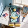 Halloween Cosplay Costume Sponge Suit With Statue Of Liberty Frame For Adult And Kids Party