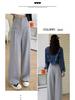 Petite High-Waisted Wide-Leg Sweatpants for Women, Versatile Slimming Straight-Leg, Perfect for Spring and Autumn.