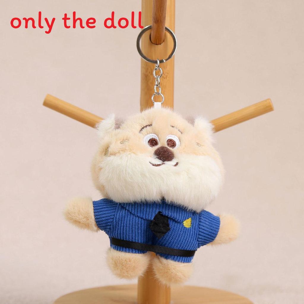 Nick Zootopia Cartoon And Judy Plush Keychain For Girls Backpack Decoration