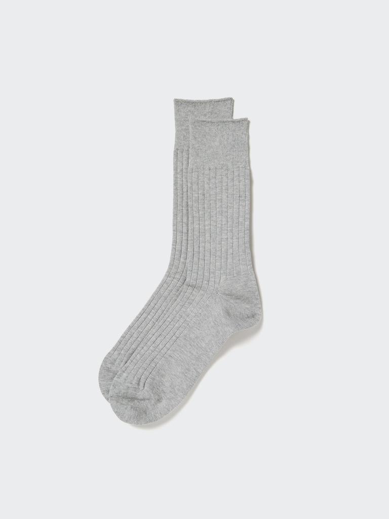 Uniqlo Japan Supima Cotton Wide Rib Socks