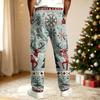 Herren Lässige Hose mit lockerem Schnitt und Weihnachtsdruck für Streetwear und Alltagskomfort
