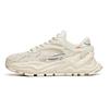 Hot Slip Resistant Cushioning Low Top Chunky Sneakers Women's Light Beige White 922018842-4