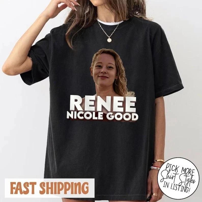 RENEE NICOLE GOOD Shirt, Justice for Renee, No Ice Shirt, S
