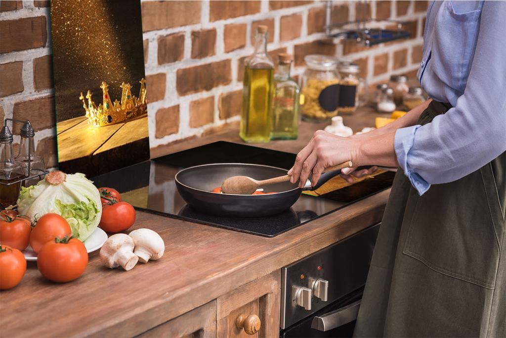 Tagliere in Vetro 2X 30X52 Nero