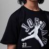Jordan Varsity Jumpman Graphic Print Casual Crew Neck T-Shirt Kids Tops Black White FV2530-011