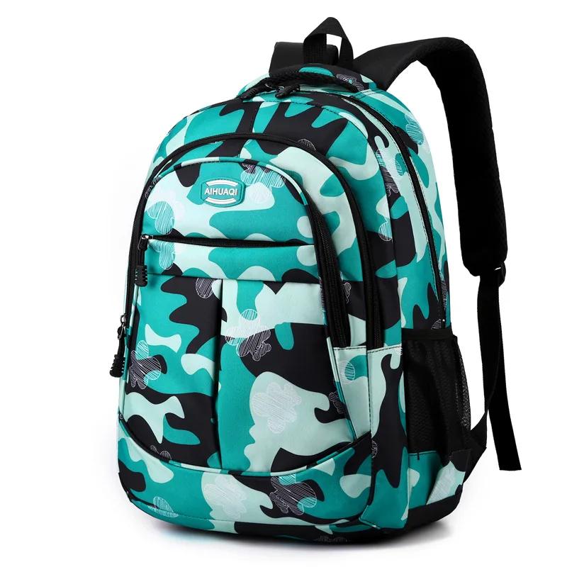 Teen Boys Backpack Student Schoolbag Large Capacity Leisure Travel Bag College Student Bag Can Be Used As Laptop Bag