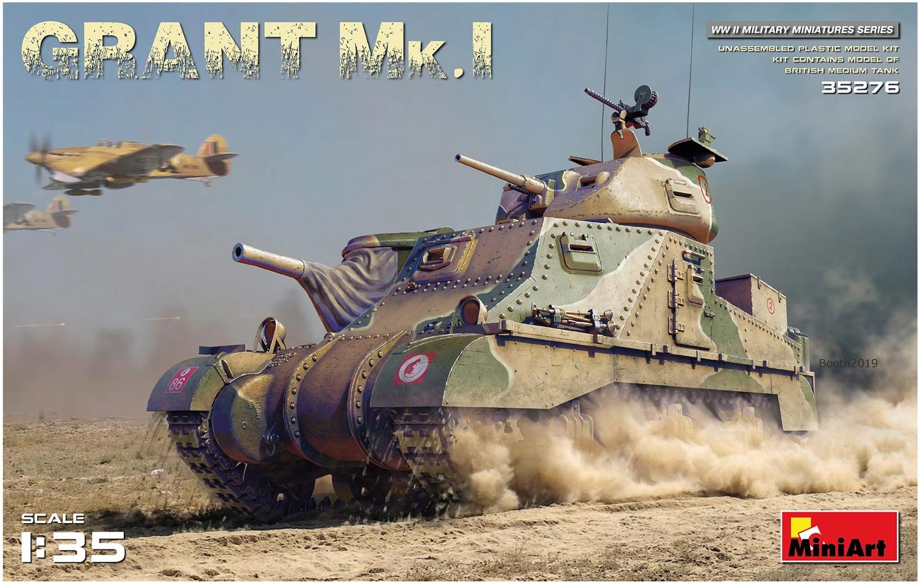 

Пластиковая модель Miniart British Grant MA35276 1/35 Mk.1