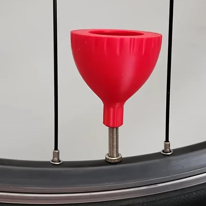3D Funnel Tire Valve Funnel Refill Funnel for Bike Tyre Air Nozzle Filling Tool Tubeless Bicycle Inflation Auxiliary Accessory