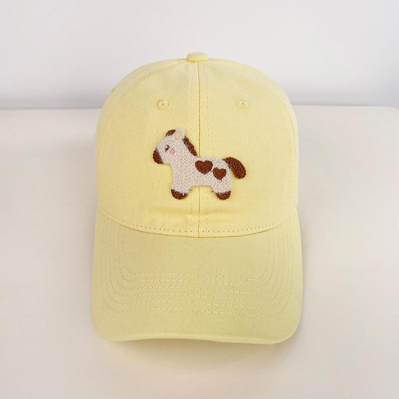 Korean Cute Pony Embroidered Baseball Cap Fashion Versatile Baseball Cap For Women Men