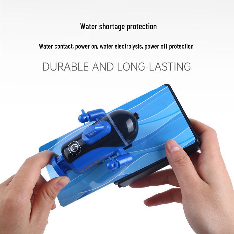 Golden Light RC Mini Submarine Model - Nuclear Submarine, Small Remote-Controlled Boat, Rechargeable, Perfect for Kids