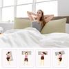 PiccoCasa Body Pillow Long with 1 50x160cm Cover, Microfiber, Plain, Nordic, Life-size, Pillowcase, Zipper, Piece, Khaki,