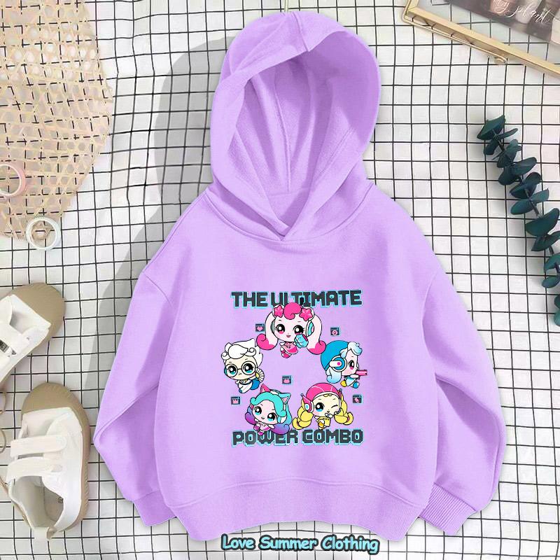 

Spring Autumn Hoodie Game Pattern Catch Teenieping Children Hoodie Kids Boy Girl Clothing Pullover Cartoon Printed Top Sweatshirt 110