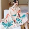 65 * 190cm Autumn And Winter New Women'S Solid Color Versatile Simple Tassel Imitation Cashmere Double-Sided Scarf Warm Scarf Atmosphere Shawl