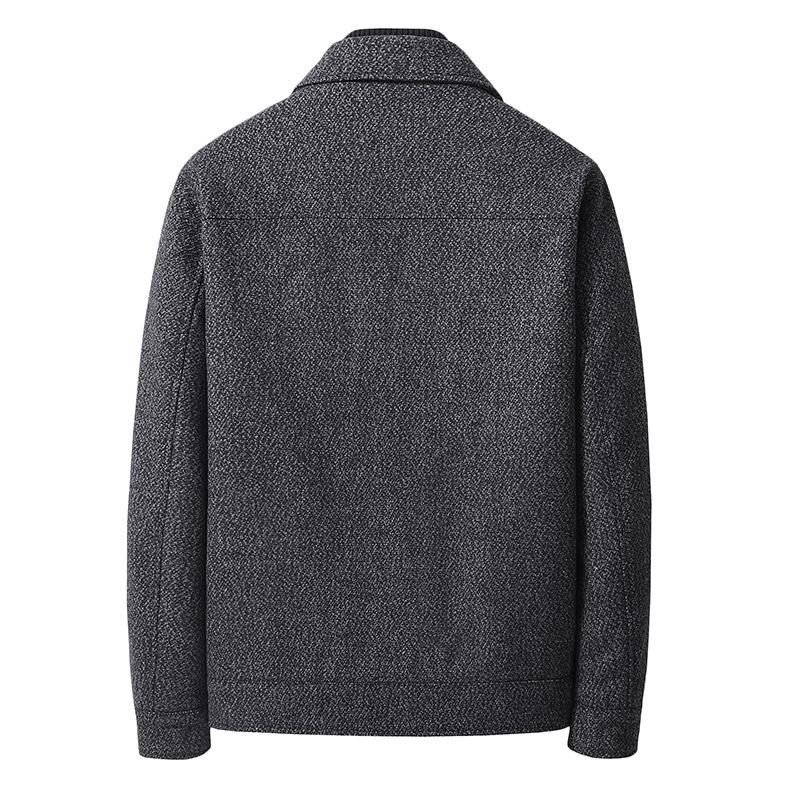 Men's Genuine Spring and Autumn Jacket Fashion Wool Wool Fashion Wool Jacket Men's