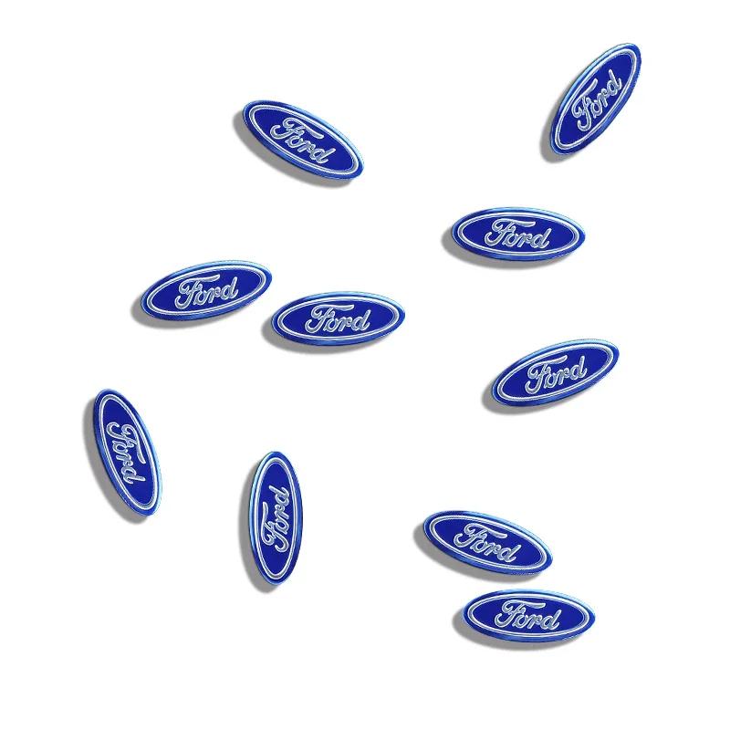 Neuer 2026 Autoaufkleber 21mm Auto-Fernschlüssel Emblem Logo Aufkleber Dekoration Abziehbild Für Ford ST FOCUS 2 3 Mondeo Fiesta Kuga MK2 MK3 M