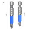 2/3/4/5/7pcs Magnetic Batch Heads Impact Strong Cross High Hardness 25/50/65/70/90/127/150mm for PH2 Screwdriver Set