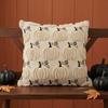 Soft Polyester Cushion Covers Fall Pumpkin Cover, 18x18 Inch Plush Throw Pillow Unique Halloween Party Gifts Farmhouse Case for Sofa Couch Home