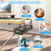 SONATURE Cable Tray, Under-Desk Storage, Cable Concealer, Fits 40cm Wide Tabletops (1-5cm Wide), Popular Edition, No Drilling Required, 7kg Load