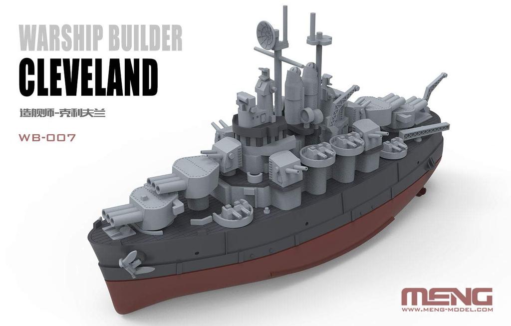 Warship Builder Light Cruiser Cleveland MEN WB-007