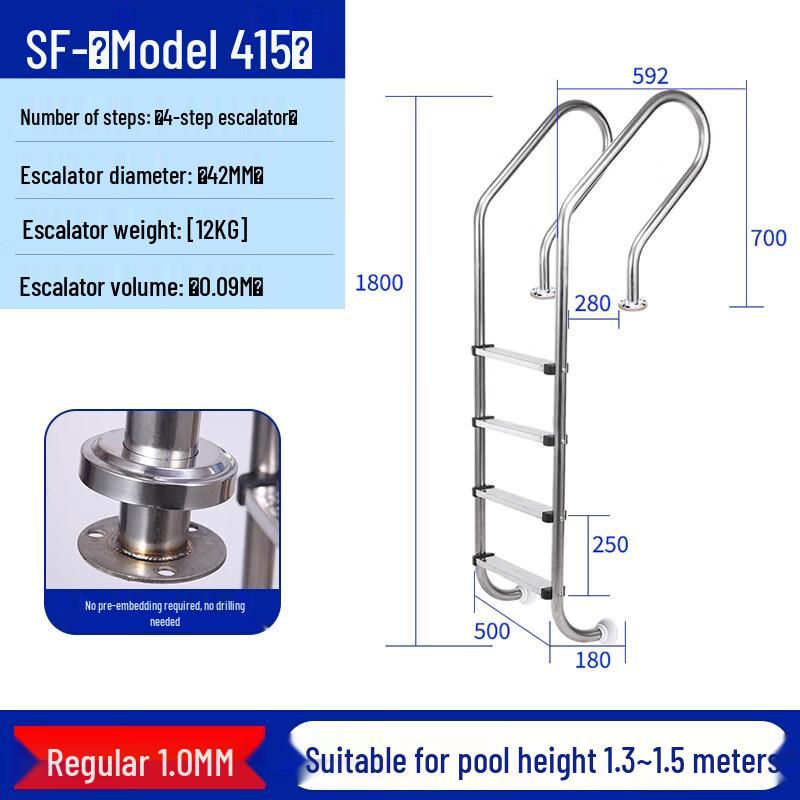 Swimming Pool Entry Ladder
