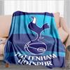 Tottenham Crest Design Printed Throws Blanket Soft Flannel Blankets for Couch Bed Gifts for Men Women Picnic blanket Christmas gifts