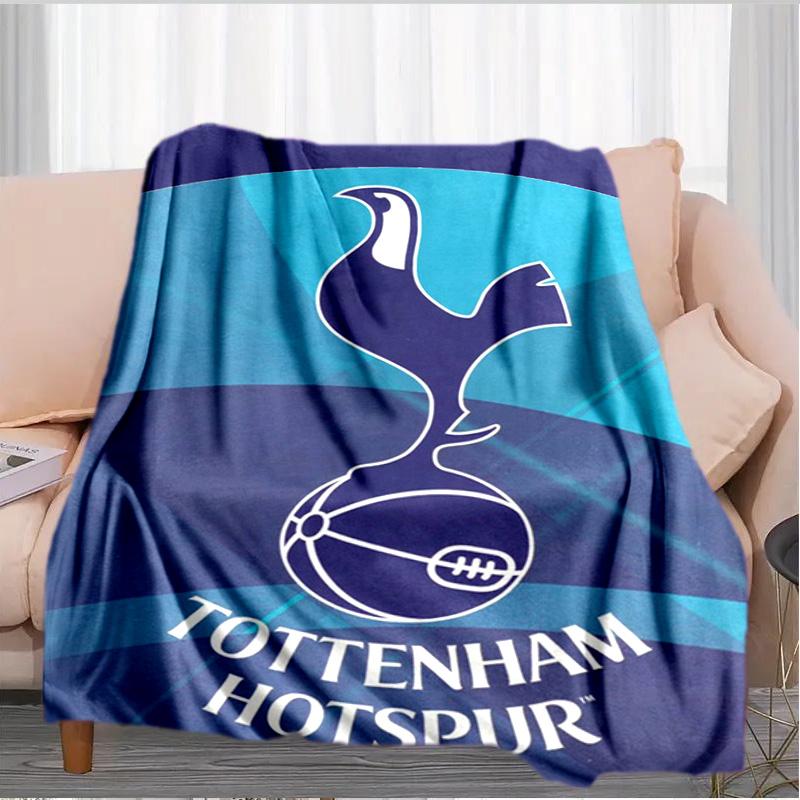 Tottenham Crest Design Printed Throws Blanket Soft Flannel Blankets for Couch Bed Gifts for Men Women Picnic blanket Christmas gifts