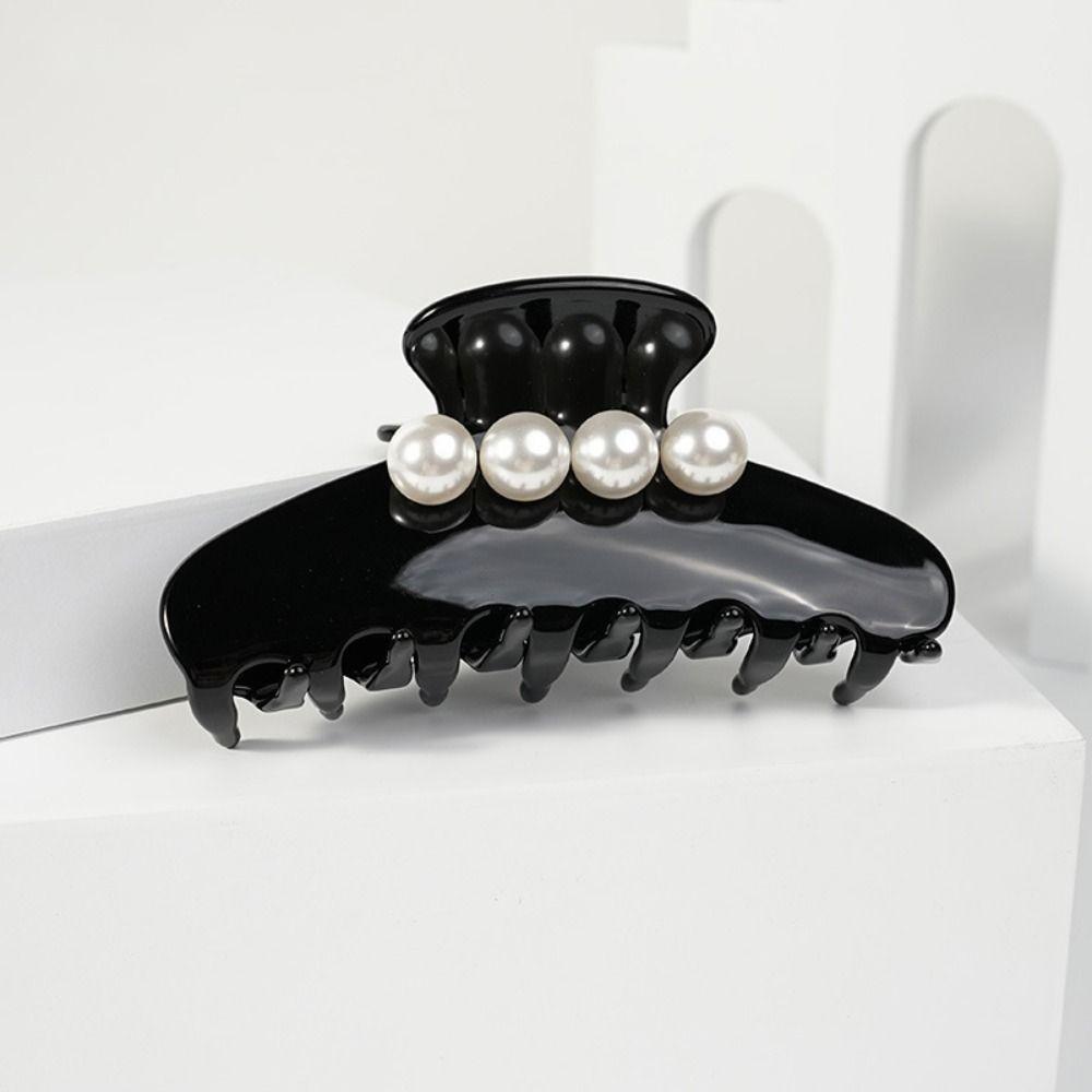 Hair Jewelry Ornament French Design Hair Claw Clip Elegant Hair Ponytail Clip for Girls